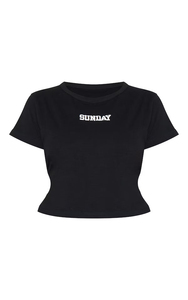 Camiseta de Manga Corta para Mujer, 100% Algodón, Cuello Redondo, Corte Ajustado, Estilo Casual, para Gimnasio, Entrenamiento, Verano, Transpirable, Color Negro - Product Image 1