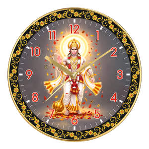 Reloj de Pared con Diseño de Historia Emocional de la Amistad de Krishna y Sudama, Impresión Personalizada - Regalo Espiritual para San Valentín, Día del Padre, Pascua - Product Image 3
