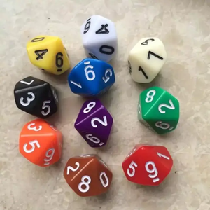 Custom Cubic <b>Dice</b> Set Board Game Colorful Acrylic <b>Dice</b> Resin Game <b>Dice</b> Set - Product Image 2