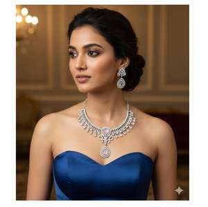 Ensemble de colliers en laiton de haute qualité et tendance pour femmes, bijoux élégants pour les fêtes, les festivals et le quotidien, disponible en promotion. - Product Image 2