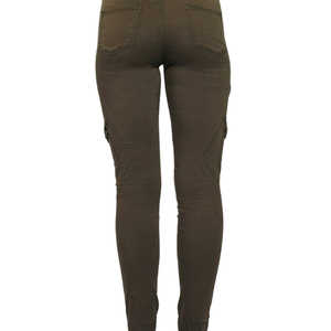 Vaqueros ajustados rasgados de tiro alto personalizados para mujer, tallas pequeñas, sexys y bonitos, con lavado de color - Product Image 2