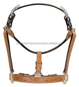 Cabestro occidental de caballo de alta calidad | Fabricante mayorista de cabestro de cuero de caballo | Cabestro de caballo de cuero - Product Image 1