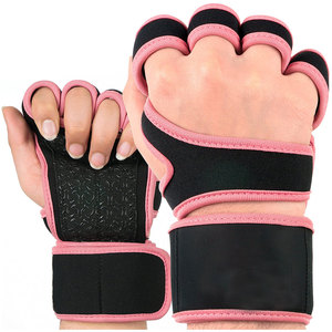 Latest Design Unisex <b>Fingerless</b> Weightlifting <b>Gloves</b> High Intensity Workout Wear Comfortable Smart Hand Look Exercise Gym <b>Gloves</b> - Product Image 1