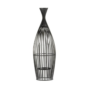 <b>Large</b> Wire Cage <b>Candle</b> Holder Rustic Metal <b>Lantern</b> Style Decorative <b>Candle</b> Stand for Home DecorTable Centerpiece Outdoor - Product Image 1