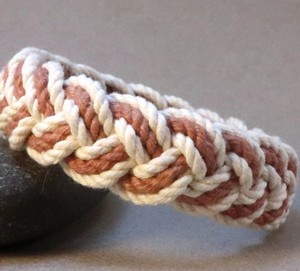 Stripe Cotton <b>Rope</b> <b>Bracelet</b> - Product Image 1