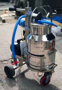 Machine à traire mobile en acier inoxydable avec pompe et moteur à essence, multifonctionnelle, garantie 3 ans pour vaches et buffles - Product Image 3