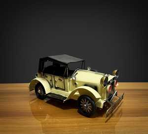 Modèle de voiture en métal moderne NH8509 de NIRMALA HANDICRAFT, artisanat fait main, décoration rétro pour la maison, objet décoratif de table - Product Image 6