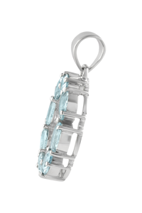 Colgante de Aguamarina en Plata de Ley 92.5 KLSP-50458 - Product Image 3