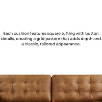 Gepolstertes Ledersofa-Set 3-Sitzer 2-Sitzer 1-Sitzer Luxus Wohnzimmermöbel Klassischer Chesterfield-Stil Wohnzimmermöbel