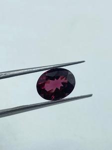Pierre de grenat rhodolite naturelle de qualité supérieure, pierre précieuse en vrac, taille ovale, 2,79 carats, pour la fabrication de bijoux - Product Image 4