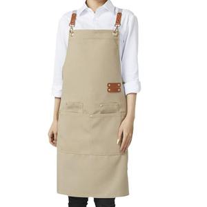 Tablier imperméable et durable avec sangles en cuir et poches pour barbiers et coiffeurs – Vente en gros directe usine - Product Image 4