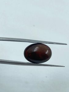 Opale de feu naturelle de couleur rouge de qualité supérieure, forme ovale pour la fabrication de bijoux, 4,90 carats, 11x15 mm - Product Image 3