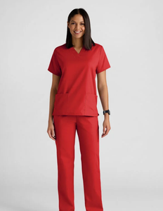Conjunto de Uniforme Médico Unisex de Punto con 4 Bolsillos, Anti-Pilling, Transpirable, Ecológico, que Absorbe la Humedad, con Detección de Agujas, OEM - Product Image 1