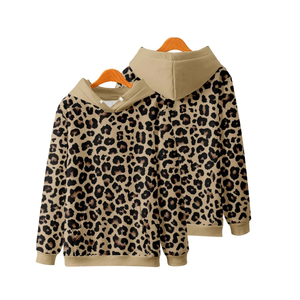 Women's Oversized <b>Leopard</b> <b>Print</b> <b>Hoodie</b> Custom Animal <b>Print</b> Pullover <b>Hoodie</b> Casual Streetwear Sweatshirt - Product Image 5