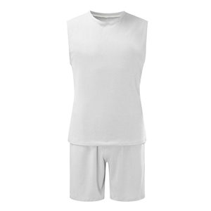 Conjunto de Verano para Hombre, Ligero, de Dos Piezas, Informal, Transpirable, Camiseta y Pantalones Cortos a Juego - Product Image 2