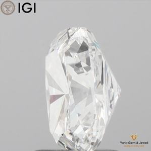 เพชรทรงคุชชั่น CVD ผลิตในห้องปฏิบัติการ สี E ความสะอาด VS2 น้ำหนัก 1.50 กะรัต พร้อมใบรับรอง IGI สำหรับแหวนแต่งงานสุดหรู - Product Image 5