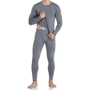 Ensemble de vêtements de sport pour hommes, 2 pièces, chemises de compression à manches longues et leggings longs jusqu'aux chevilles, pour la salle de sport, la remise en forme et l'entraînement, ensemble Rah Guard et leggings pour hommes - Product Image 3