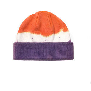 Warm Winter Cuff <b>Hats</b> Design Multicolor Acrylic <b>Knitted</b> Fisherman Beanie Sport Tie Dye Beanie Cap <b>for</b> Women <b>Men</b> - Product Image 2