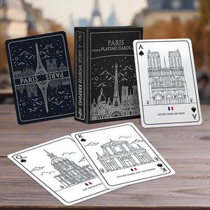 Cartas de Juego Personalizadas para Uso Familiar - Papel de 310 g/m² con Acabado Liso y Estampado en Lámina Plateada, Caja de Cartón, 54 Cartas - Product Image 2
