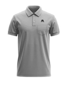 Chemise de golf sportive en tricot solide de haute qualité, anti-plis, séchage rapide, tissu rafraîchissant, logo personnalisé, coupe formelle, vente en gros - Product Image 3