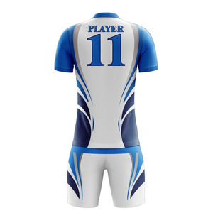 Uniforme de Fútbol Personalizado, Camiseta de Fútbol Transpirable de Manga Corta de Secado Rápido, Spandex/Poliéster, Unisex para Adultos - Product Image 5