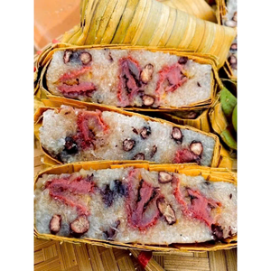 ขนมข้าวเหนียวมะพร้าวและกล้วยห่อใบไผ่ – ขนมหวานแบบดั้งเดิมของเวียดนามที่ออกแบบมาเพื่อตลาดต่างประเทศ - Product Image 1