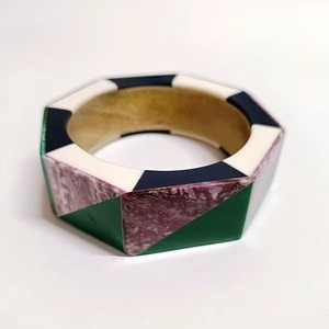 Bracelet en résine fait main, écologique, ALTAMASH CRAFT, transparent, finition lisse, léger, à porter au quotidien - Product Image 3