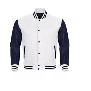 Unisex Casual Varsity Bomber <b>Jacket</b> for <b>Winter</b> Sports Stand Collar Wool Sleeves Front Logo Cartoon Patchwork Hooded Letterman - Product Image 2