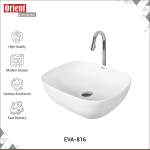 Reasonable Price Good Quality White Ceramic Sanitary Ware Modern Design Luxurious Bathroom Usage Wash <b>Basin</b> for Sale - Product Image 2