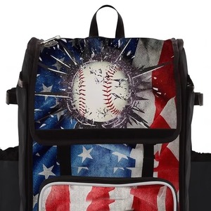 Sac à dos de baseball personnalisé 2026 avec logo, poche à chaussures, rangement pour gants, crochet de fixation et porte-bouteille – Sacs de sport OEM pour équipes - Product Image 5