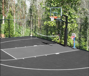 Dalles de sol sportives en plastique TPE haute résistance, imperméables et emboîtables, pour terrains de tennis portables - Product Image 6