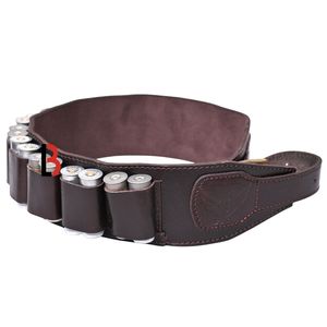 Ceinture porte-cartouches double canon en cuir de vachette avec boucle robuste - Product Image 4