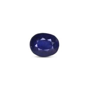 Natural Royal Blue Lab-Created Sapphire 7.5 Carat Loose Gemstone for Fine Jewelry - Product Image 1