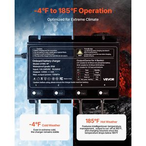 Caricabatterie intelligente a 4 porte 10A 12V per batterie agli ioni di litio, impermeabile IP68, per imbarcazioni marine - Product Image 5