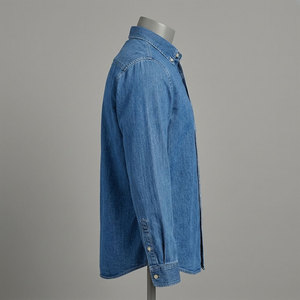 Chemise boutonnée en velours pour homme, manches longues, coupe classique, à carreaux, grande taille, décontractée, printemps, en coton tricoté, style urbain - Product Image 4