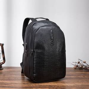 Bolso de Piel para Portátil de Lujo, Impermeable, Antirrobo, Estilo Vintage, Mochila de Viaje, Piel Auténtica, Múltiples Bolsillos, LBP-0335 - Product Image 4