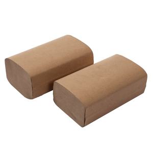 Paquete de 150 Toallas de Papel Absorbentes para Secar Manos, Color Marrón, Recicladas, de 1 Capa, con Relieve de Puntos, sin Núcleo - Product Image 2