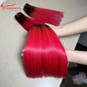Hot product bone straight weft hair Vietnamese human hair super silky and smooth no shedding no <b>tangles</b> - Product Image 4