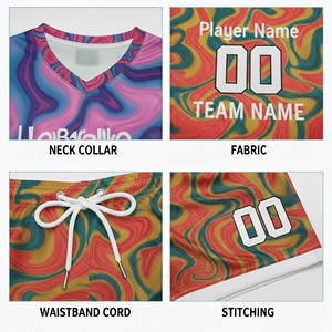 Maillot d'entraînement de football personnalisé, ensemble de maillot de football, survêtement de football, équipement de sport, uniforme de football sublimé, short respirant - Product Image 5