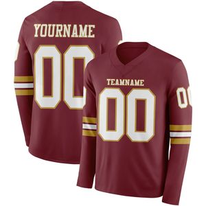 Camiseta de Fútbol Transpirable de Manga Larga para Hombre OEM con Logotipo Frontal Personalizable con Nombre de Equipo de Alta Calidad - Product Image 6