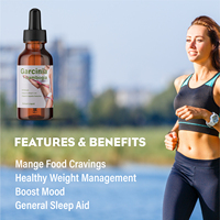 Gouttes Détox Minceur Personnalisées aux Herbes Garcinia Cambogia Brûle-Graisse Liquide pour Perte de Poids Adulte Dosage Oral