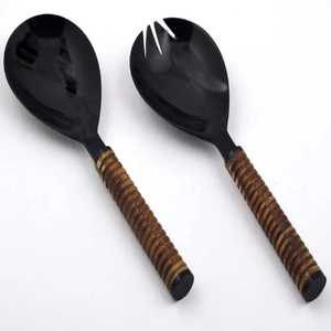 Cuchara de Cuerno Pulido Ligera Hecha a Mano Ecológica de Alta Calidad con Mango de Resina, Diseño Moderno de Ángel, Regalo de Boda, Cantidad al por Mayor - Product Image 5