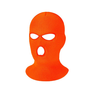 Masque de ski intégral personnalisable à faible MOQ, coupe-vent, respirant, coloré, en acrylique tricoté, avec logo personnalisé, pour adultes - Product Image 1