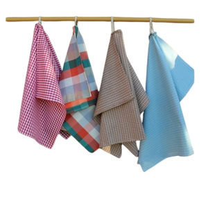 Super Absorbent Microfiber Coral Fleece Double-Sided <b>Kitchen</b> <b>Towels</b> Colorful Design - Product Image 5