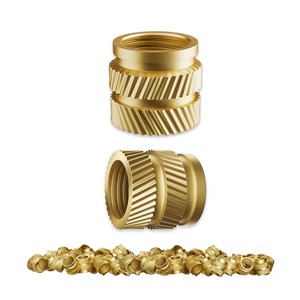 Inserts filetés à sertir à chaud M1.6 M2 M2.5 M3 M4 M5 M6 M8 M10 pour écrous moletés en laiton - Product Image 4