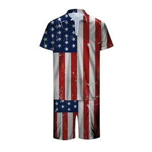 Nuevo Conjunto de Moda Casual para Hombre, Camiseta Polo de Manga Corta y Pantalones Cortos, Conjunto de Verano con Cierre de Solapa - Product Image 6