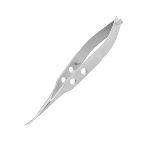 Micro-ciseaux manuels de précision, manche personnalisé, acier inoxydable, lame incurvée angulaire, qualité médicale chirurgicale supérieure - Product Image 4