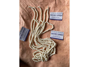 Tasbih Misbaha de prière islamique moderne et rustique en os de buffle poli, écologique, 99 perles, de la marque ILAHI - Product Image 2