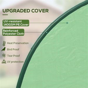 24.6 X 10 X 6.6 Garden Greenhouse with 10 Mesh Windows Walk-In Access for Your Outdoor Space - Product Image 4