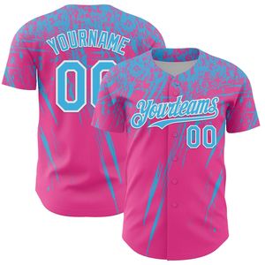 Maillot de baseball sublimé OEM, entièrement boutonné, 100 % coton biologique, manches courtes, antibactérien, logo frontal, toutes saisons, tenue d'équipe - Product Image 1